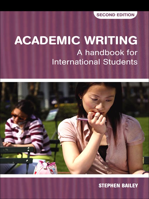 Title details for Academic Writing by Stephen Bailey - Available